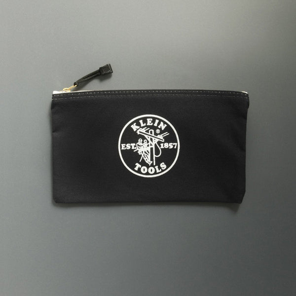 Canvas Zipper Bag Black